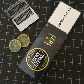 正品外烟零售批发代购网上买外烟LUCKY STRIKE欧盟好彩柠檬爆珠