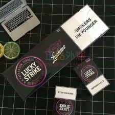 网上买外烟LUCKY STRIKE欧盟好彩蓝莓爆珠正品代购哪里买外烟网